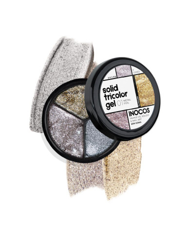 INOCOS SOLID TRICOLOR GEL 1 METAL FOIL 15G