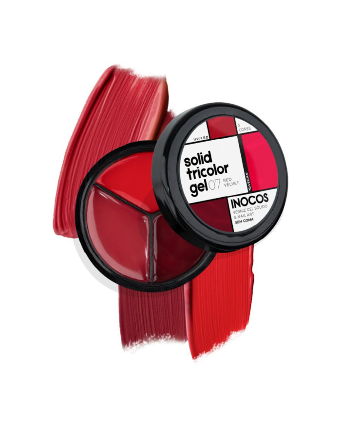 INOCOS SOLID TRICOLOR GEL 7 RED VELVET 15G