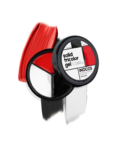 INOCOS SOLID TRICOLOR GEL 10 ESSENTIALS 15G