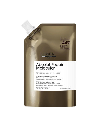 L'OREAL ABSOLUT REPAIR MOLECULAR SHAMPOO REFILL 1L