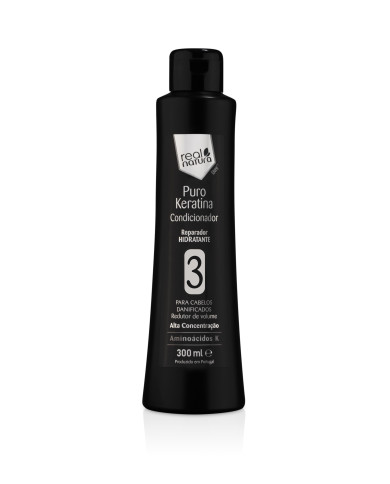 REAL NATURA  PURO KERATINA CONDICIONADOR 300ML