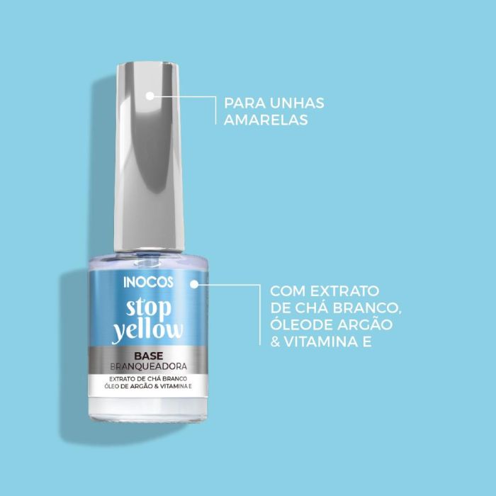 INOCOS CARE & FINISH STOP YELLOW BASE BRANQUADORA 11ML
