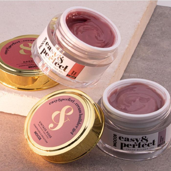 INOCOS EASY & PERFECT CREAM BUILDER GEL DARK PINK 50G
