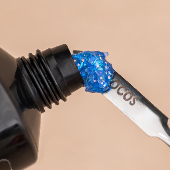 INOCOS POLYACRYGEL HOLOGRÁFICO AZUL ARCO IRIS  60G