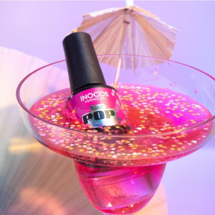INOCOS VERNIZ GEL ROSA POP FESTIVAL VERÃO 15ML