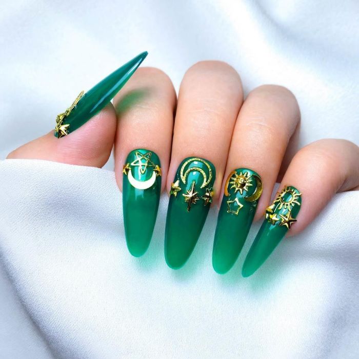 INOCOS VERNIZ GEL VERDE METAL FESTIVAL VERÃO 15ML