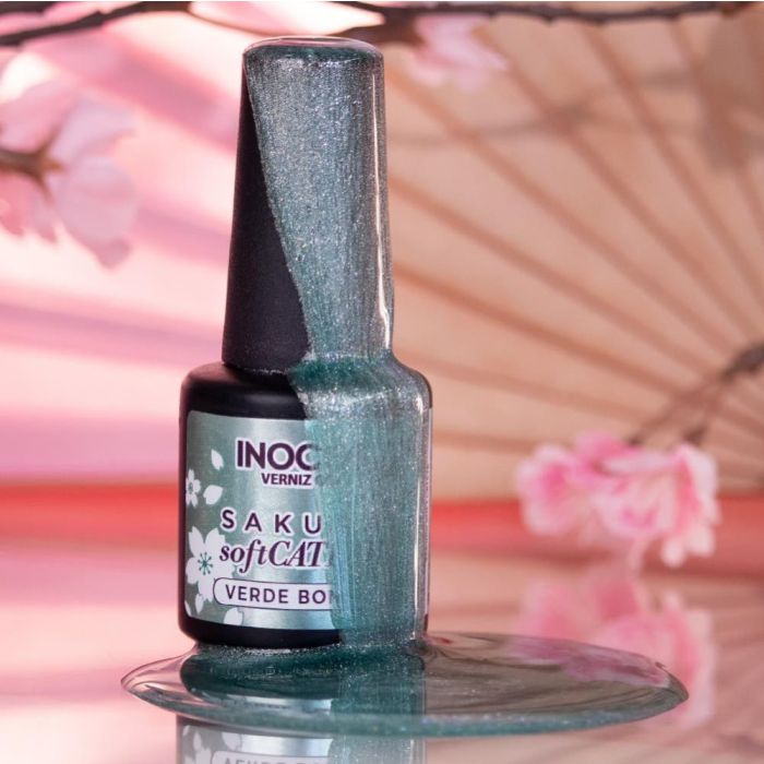 INOCOS VERNIZ GEL SOFT CATEYE VERDE BONSAI 15ML