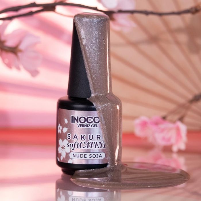 INOCOS VERNIZ GEL SOFT CATEYE NUDE SOJA 15ML