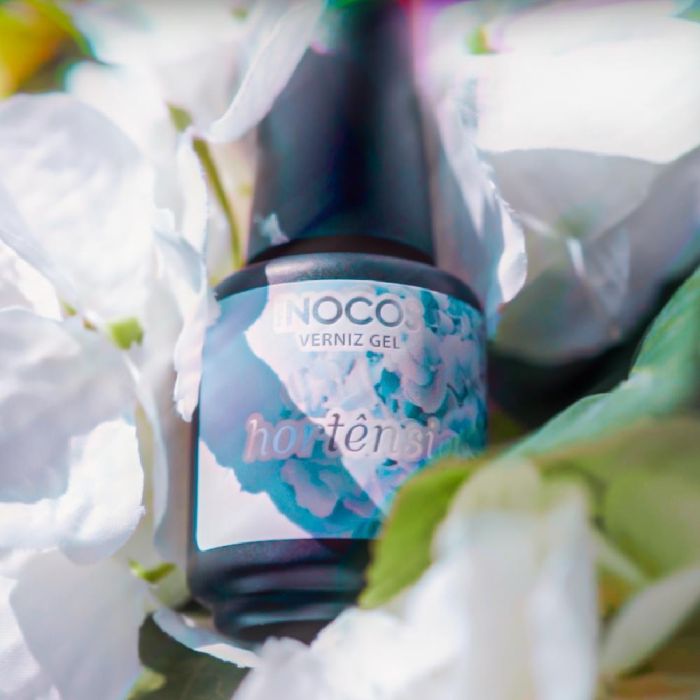 INOCOS VERNIZ GEL 15ML COLEÇÃO FLORA HORTÊNSIA
