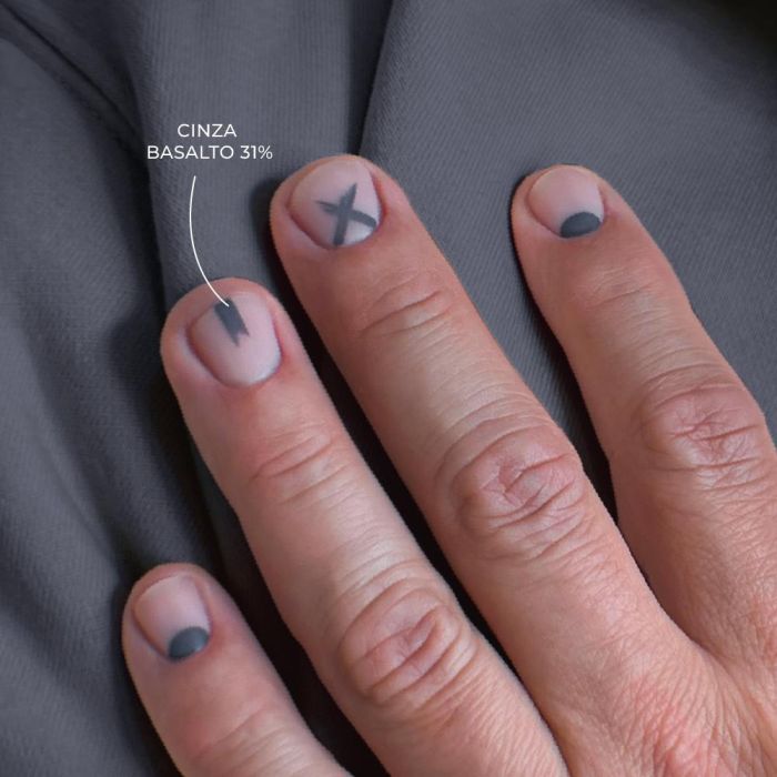 INOCOS VERNIZ GEL YM4 CINZA BASALTO 31% 15ML
