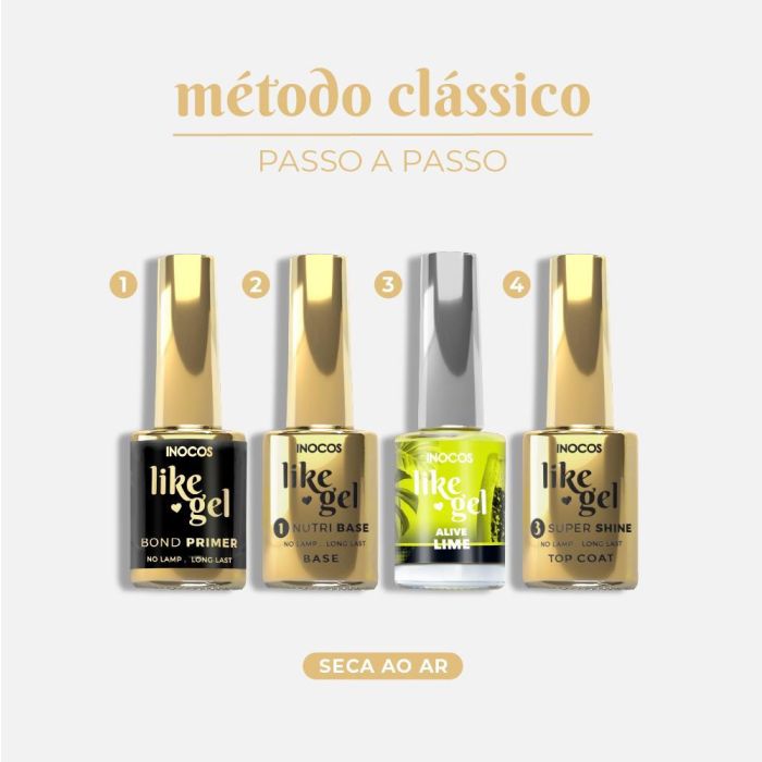 INOCOS VERNIZ LIKE GEL ALIVE LIME 11ML