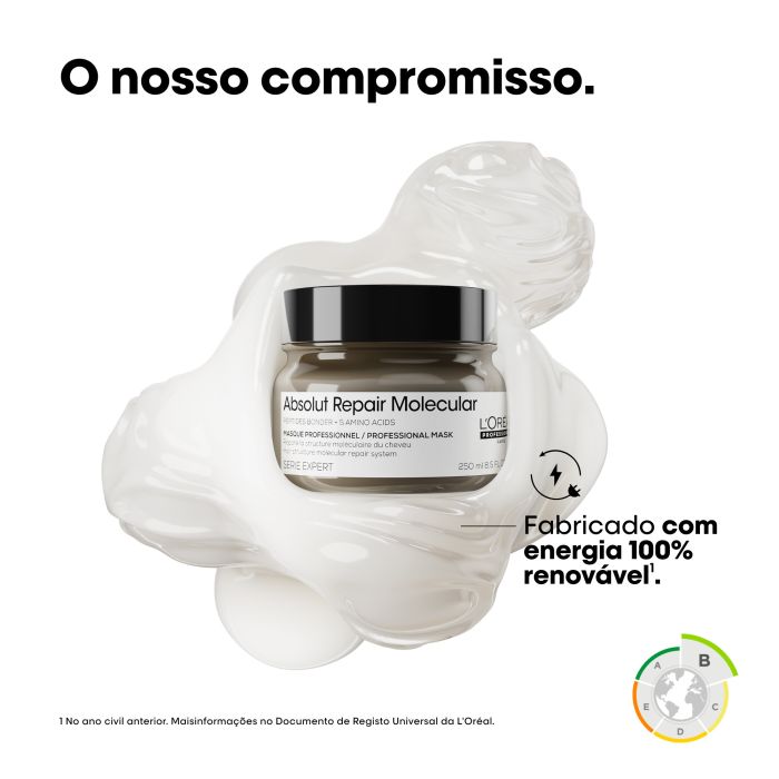 LOREAL ABSOLUT REPAIR MOLECULAR MASCARA CONCENTRADA 250ML