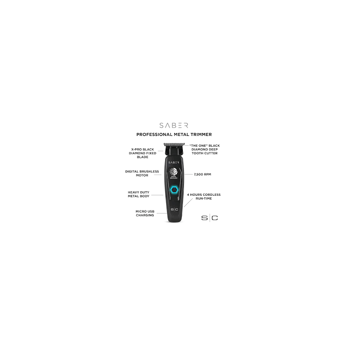 STYLECRAFT MAQUINA CONTORNOS BRUSHLESS SABER PRETA