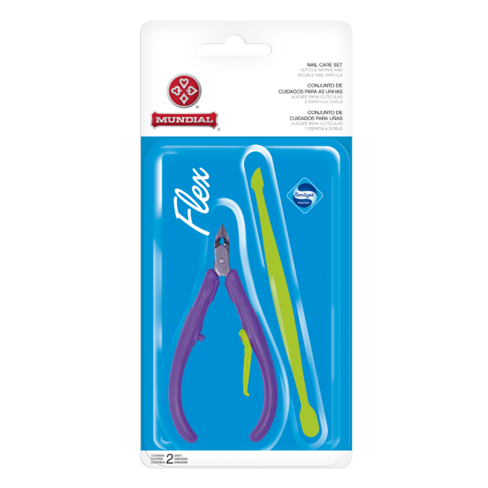 CJ.MANICURE ALICATE+ESPATULA MUNDIAL 168