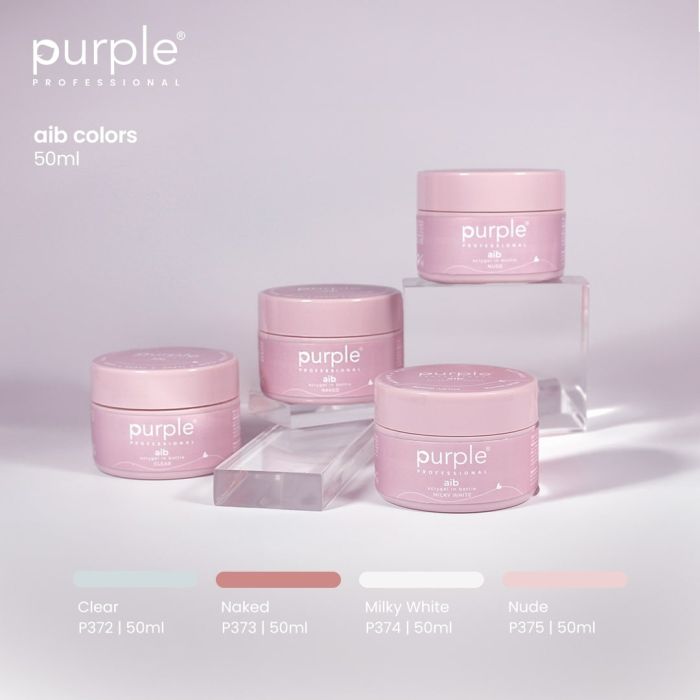 PURPLE AIB - ACRYGEL IN BOTTLE MILKY WHITE 50ML