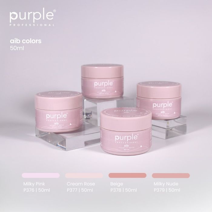 PURPLE - AIB ACRYGEL IN BOTTLE BEIGE 50ML