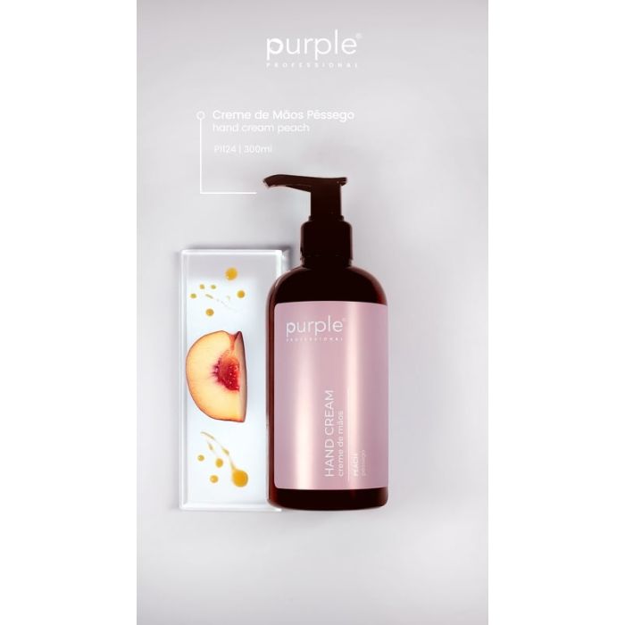 PURPLE CREME MAOS PESSEGO 300ML