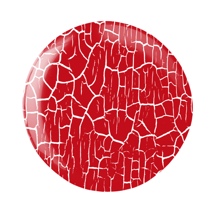 ANDREIA CRACKLE EFFECT RED CE4