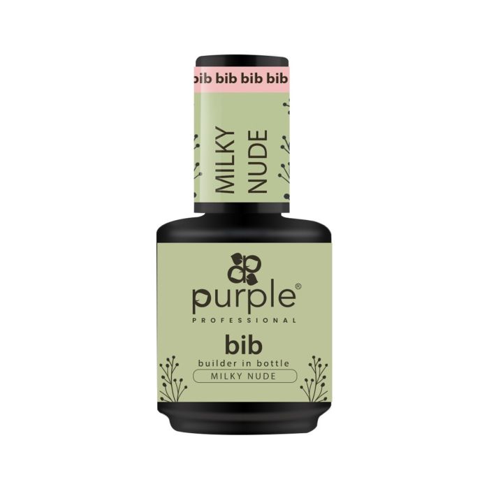 PURPLE BIB BUILDER IN BOTTLE MILKY NUDE 15ML