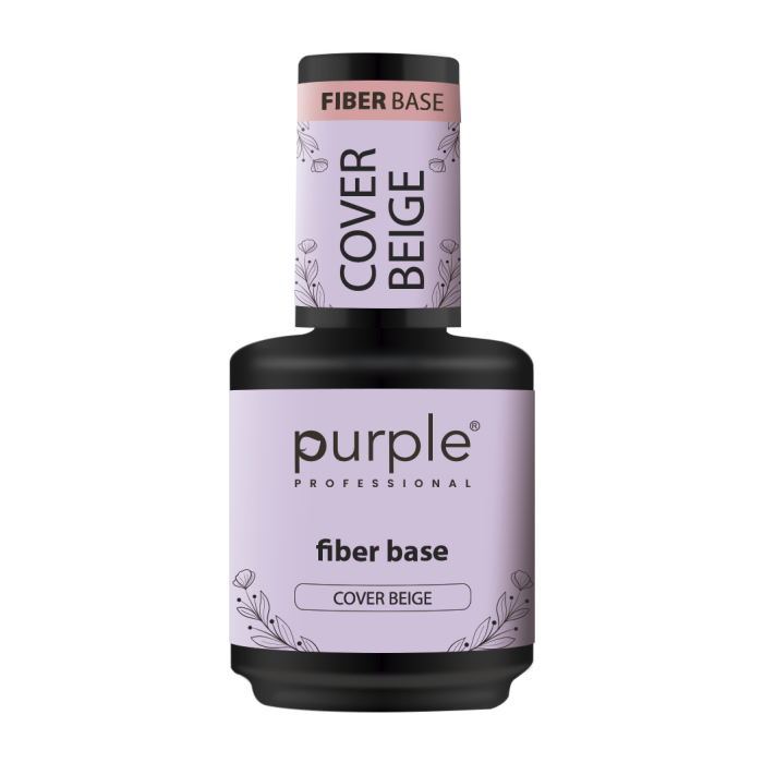 PURPLE FIBER BASE COVER BEIGE 15ML