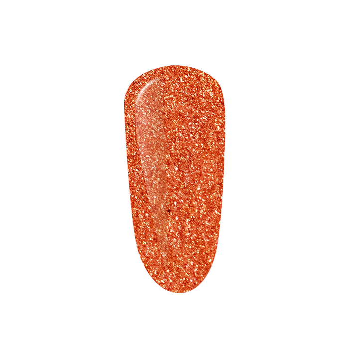 PURPLE GEL POLISH PRECIOUS GOLDES COOPER GLITTER 10ML