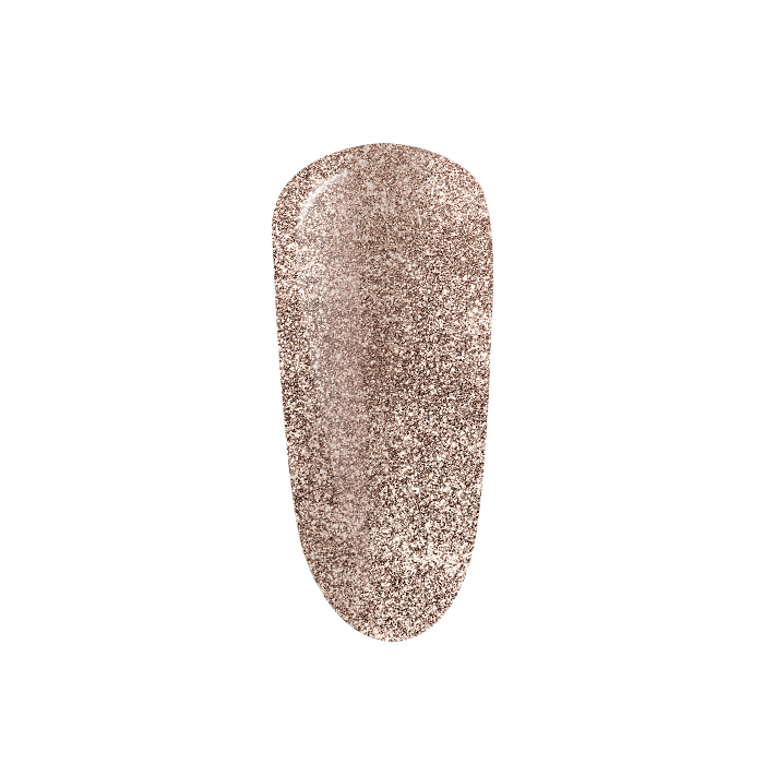 PURPLE GEL POLISH STUNNING RING GLITTER  10ML