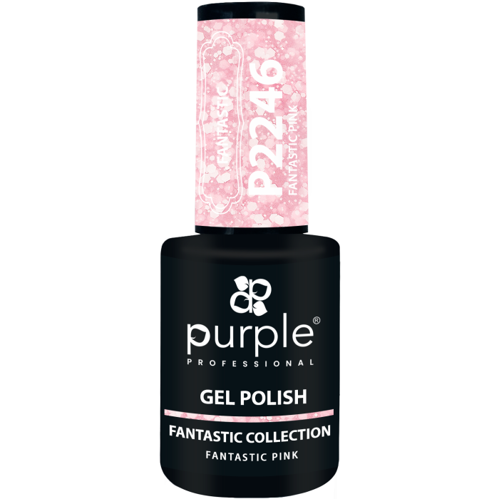 PURPLE VERNIZ GEL FANTASTIC PINK 10ML