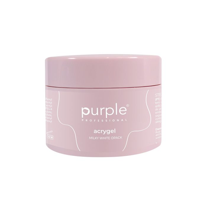 PURPLE ACRYGEL MILKY WHITE OPACK 250GR