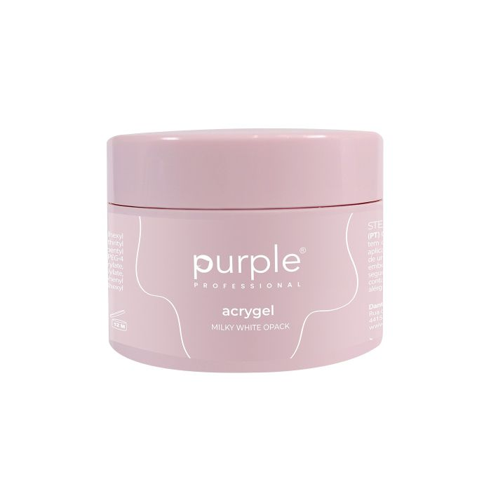 PURPLE ACRYGEL MILKY WHITE OPACK 100G