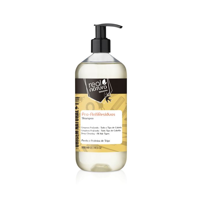 REAL NATURA SHAMPOO S/SAL PRO-ANTIRRESÍDUOS 500ML