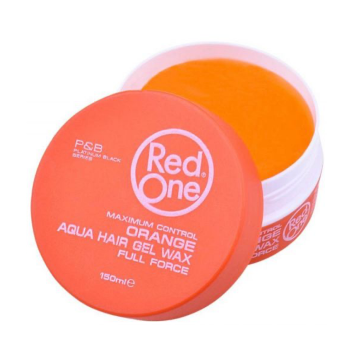 RED ONE CERA COM BRILHO AQUA HAIR WAX ORANGE 150ML