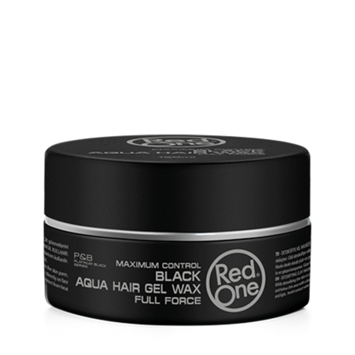 RED ONE CERA COM BRILHO AQUA HAIR WAX BLACK 150ML