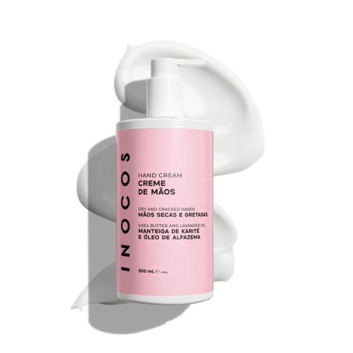 INOCOS CREME DE MÃOS MANTEIGA DE KARITE E ÓLEO DE ALFAZEMA 500ML
