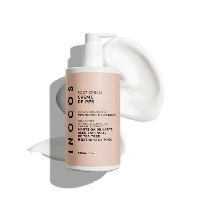 INOCOS CREME DE PÉS MANTEIGA DE KARITE, TEA TREE E EXTRATO DE MAÇA 500ML