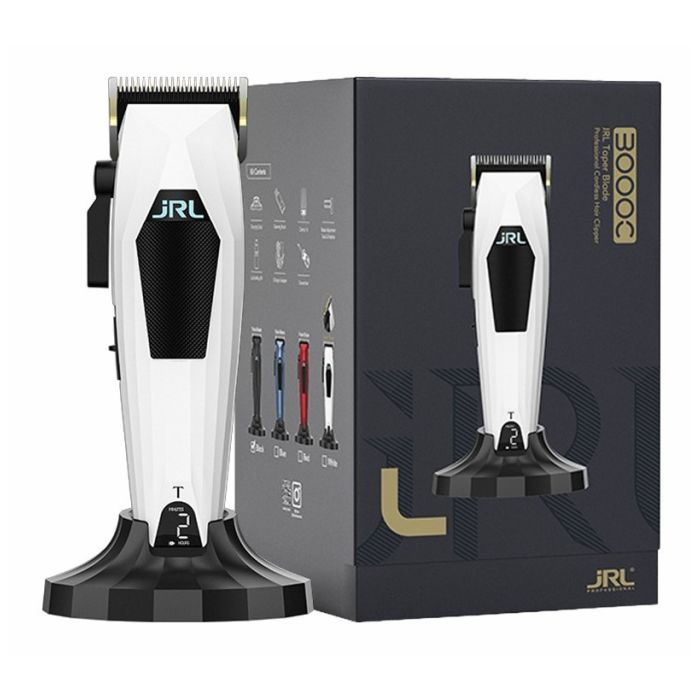 JRL MÁQUINA DE CORTE FADE BLADE BRANCA 3000CW-T