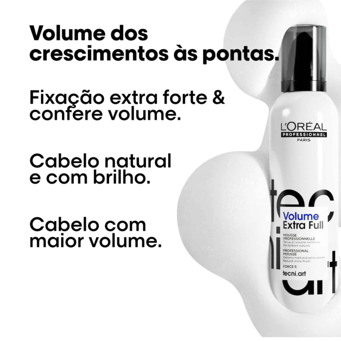 LOREAL TECNI ART FULL VOLUME EXTRA MOUSSE 250ML