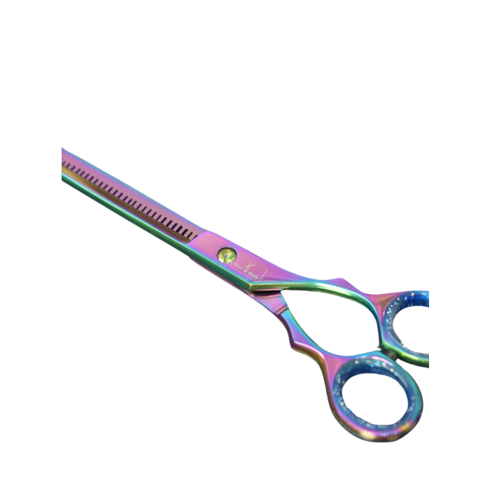 HB TESOURA MULTICOLOR DESBASTE