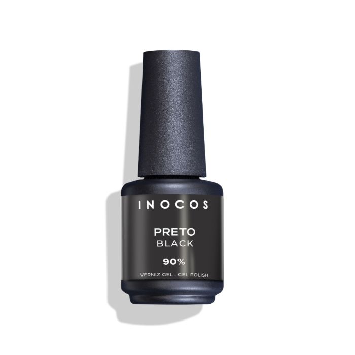 INOCOS VERNIZ GEL YM6 PRETO 90% 15ML