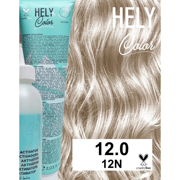 HELYCOLOR KIT COLOR CREAM N.12.0 12N