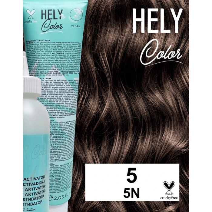 HELYCOLOR KIT COLOR CREAM N.5 5N