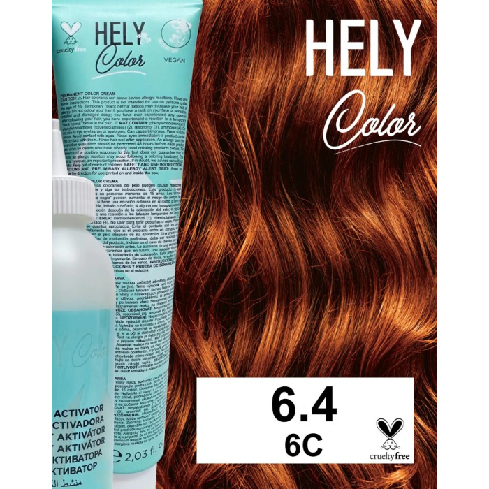 HELYCOLOR KIT COLOR CREAM N.6.4 6C