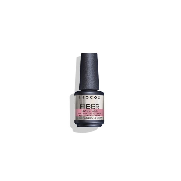 INOCOS FIBER BASE COVER ROSA PANACOTA LEITOSO 15ML