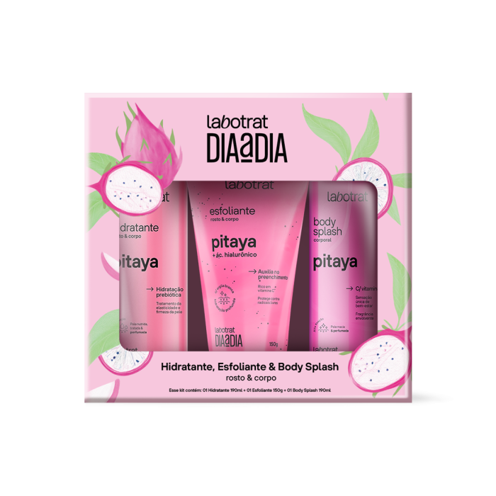 LABOTRAT PACK ESFOLIANTE+HIDRATANTE+BODY SPLAH DIA A DIA PITAYA
