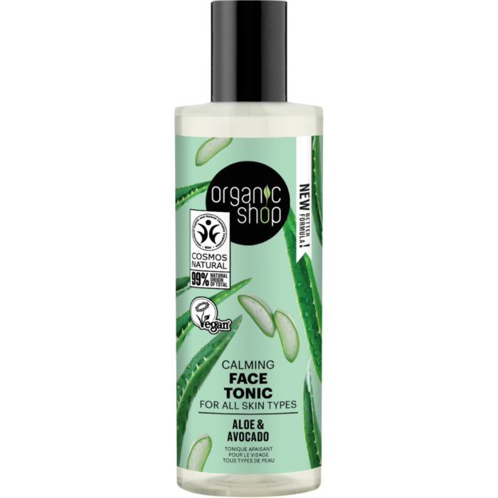 ORGANIC SHOP TONICO FACIAL CALMANTE AGUACATE E ALOE 150ML