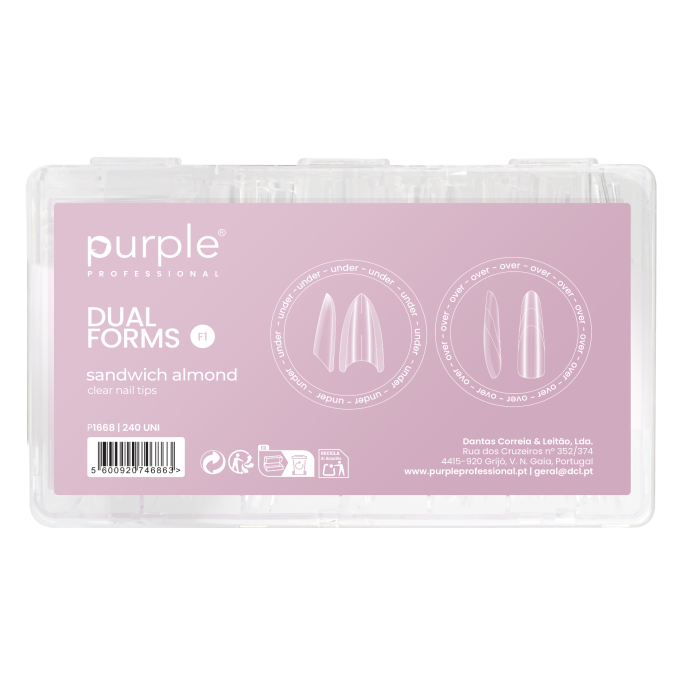 PURPLE DUAL FORMS F1 SANDWICH ALMOND 240UNI