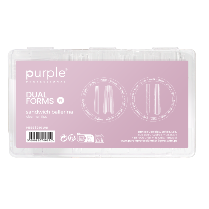 PURPLE DUAL FORMS F1 SANDWICH BALLERINA 240UNI