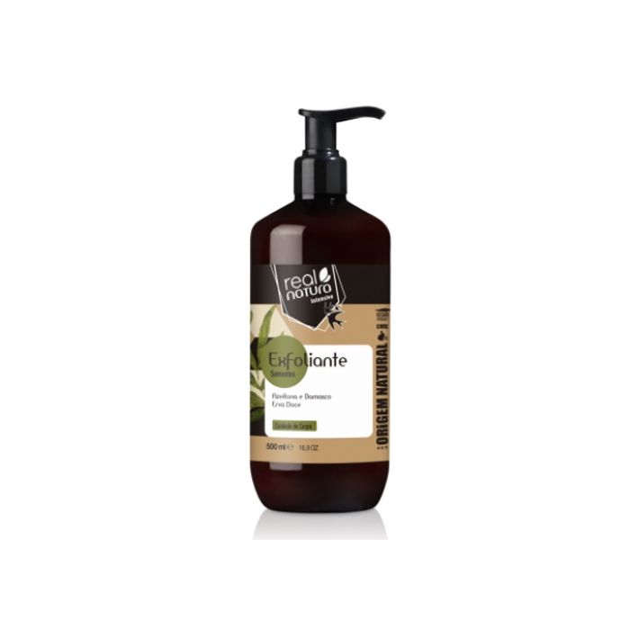 REAL NATURA ESFOLIANTE CORPORAL AZEITONA E DAMASCO COM ERVA DOCE 500ML