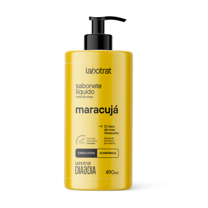 LABOTRAT SABONETE LIQUIDO MARACUJA DIA A DIA 490ML