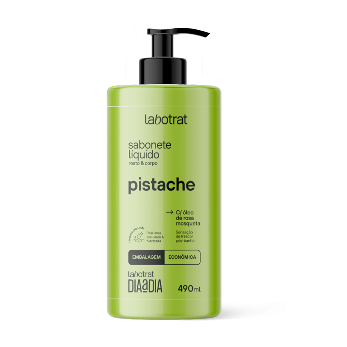 LABOTRAT SABONETE LIQUIDO PISTACHE DIA A DIA 490ML