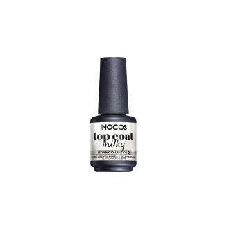 INOCOS VERNIZ GEL TOP COAT MILKY BRANCO LEITOSO 15ML
